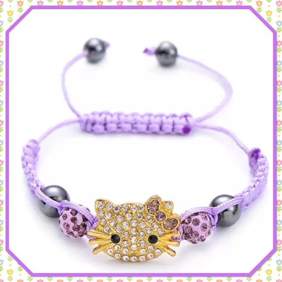 🎉New🎉Girls Hello Kitty Braided Bracelet🎉 - Picture 3 of 6